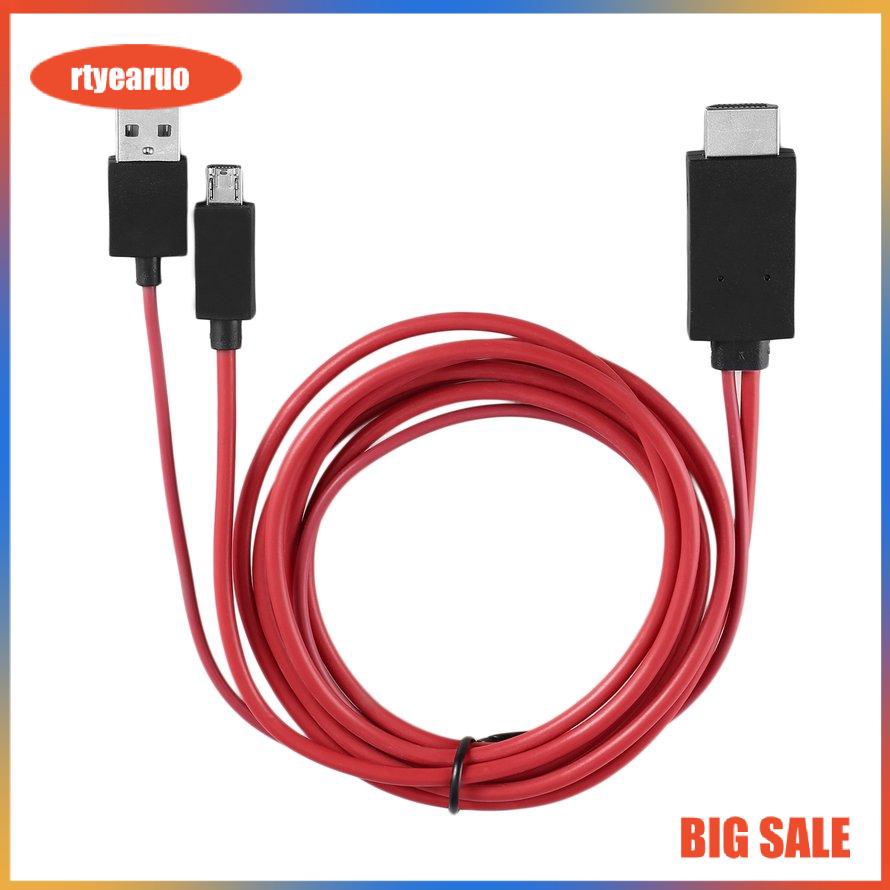 Dây cáp MHL micro USB chuyển đổi HDMI 1080P HD TV cho điện thoại Android 11PIN