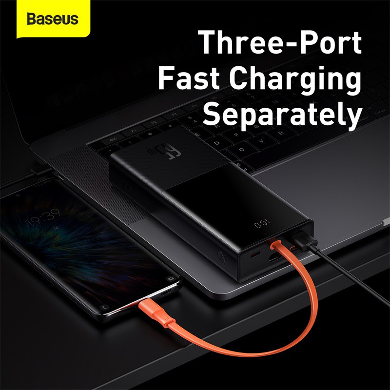 Sạc dự phòng Baseus Elf Digital Display Fast Charging PPJL65C 65W (20000 mAh)