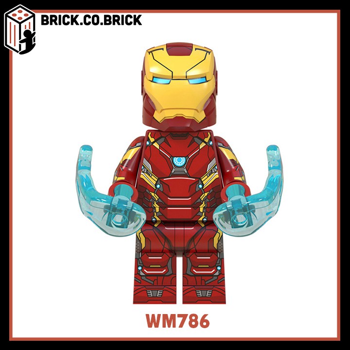 WM6072  Đồ chơi lắp ráp mô hình non lego và minifigure siêu anh hùng: thanos, doctor strange, iron man, war machine.