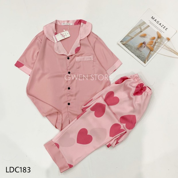 ĐỒ BỘ PIJAMA LỤA SATIN CAO CẤP NỮ