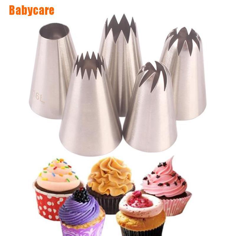 Set 5 Dụng Cụ Trang Trí Bánh Kem Cỡ Lớn Tiện Lợi