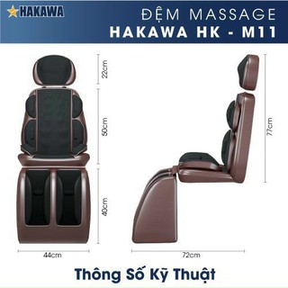 Đệm massage hakawa hk-m11