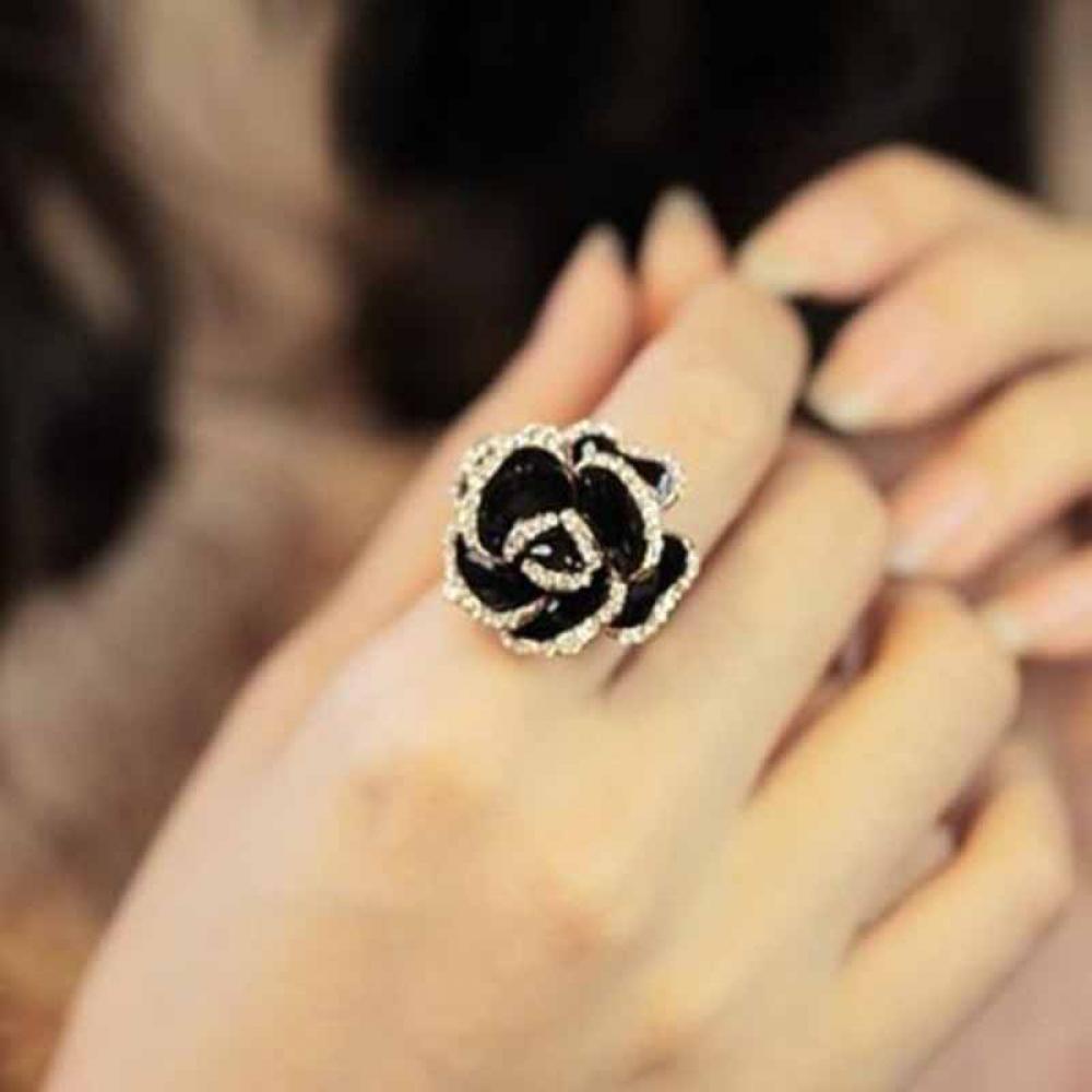 MAXG Nhẫn Hình Hoa Hồng Thời Trang Cho Nữ