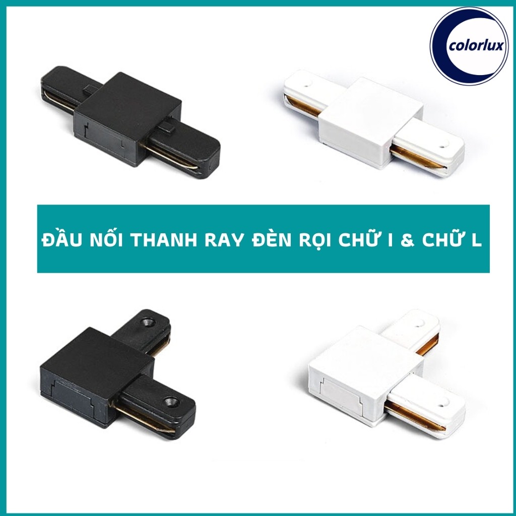 Đầu Nối Thanh Ray Đèn Rọi Chữ I và Chữ L