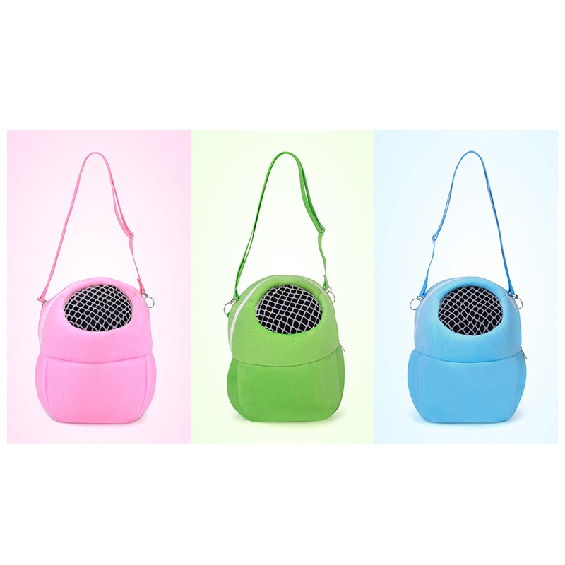 Túi Đựng Chuột Hamster Phối Lưới Thoáng Khí Di Động Tiện Dụng Mang Theo Du Lịch/ Dã Ngoại