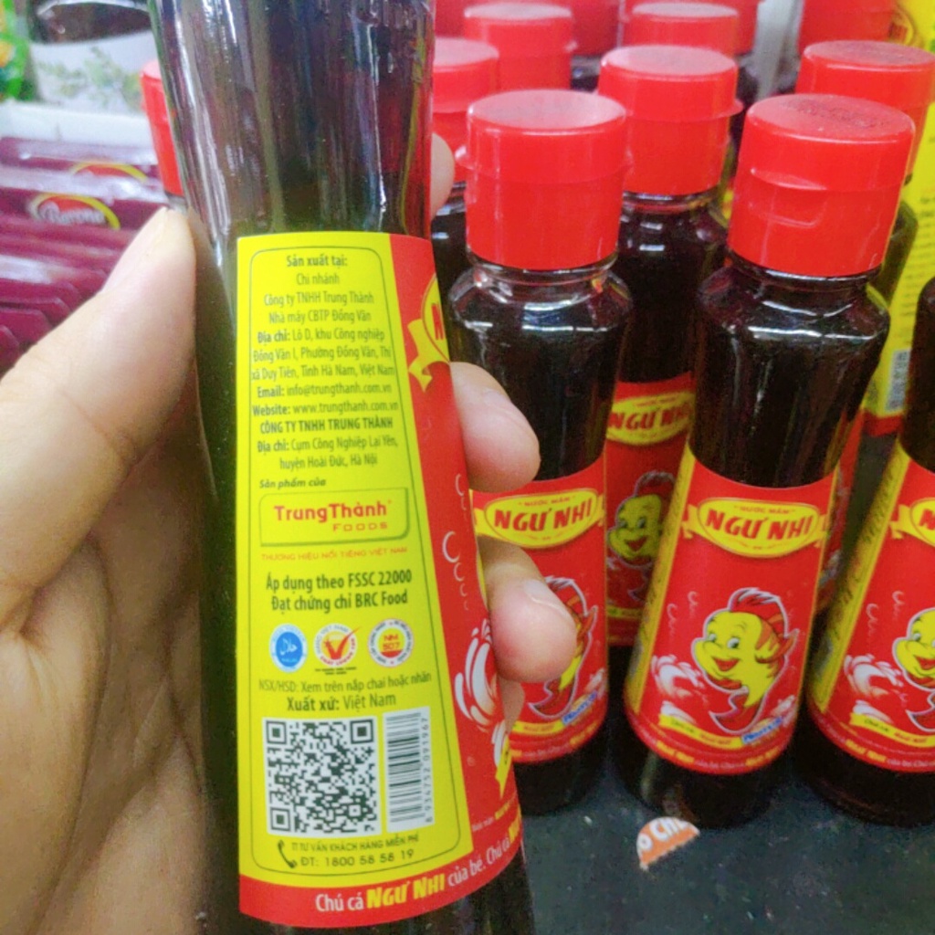 Nước Mắm Trẻ Em Ngư Nhi 150ml Chai Thủy Tinh Thích Hợp Cho Bé Tập Ăn Dặm