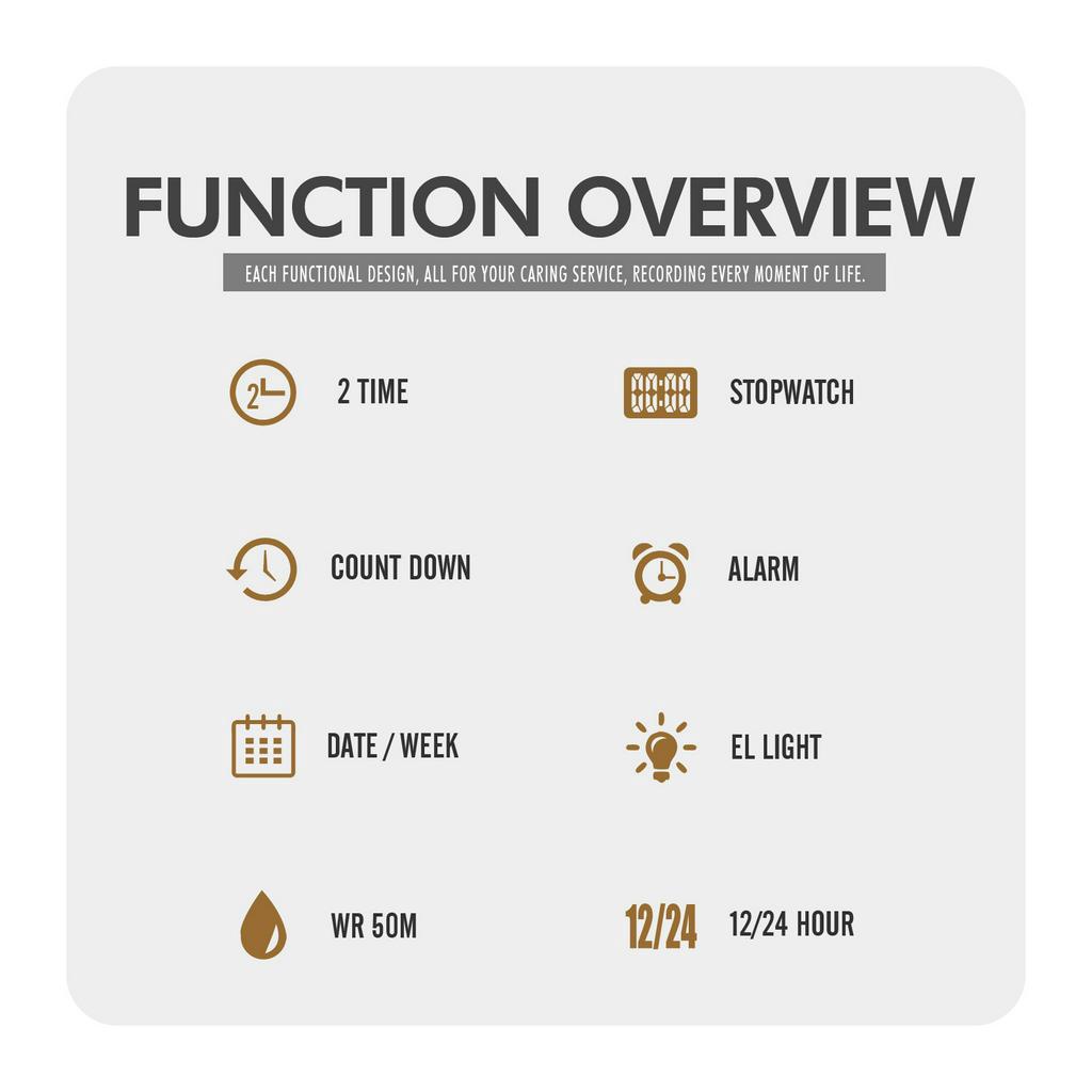 Đồng Hồ Thể Thao SKMEI 2082 Chống Thấm Nước 5 Thanh Lịch Cho Nam
