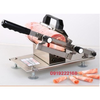 MÁY CẮT THỊT ĐÔNG LẠNH INOX BẰNG TAY
