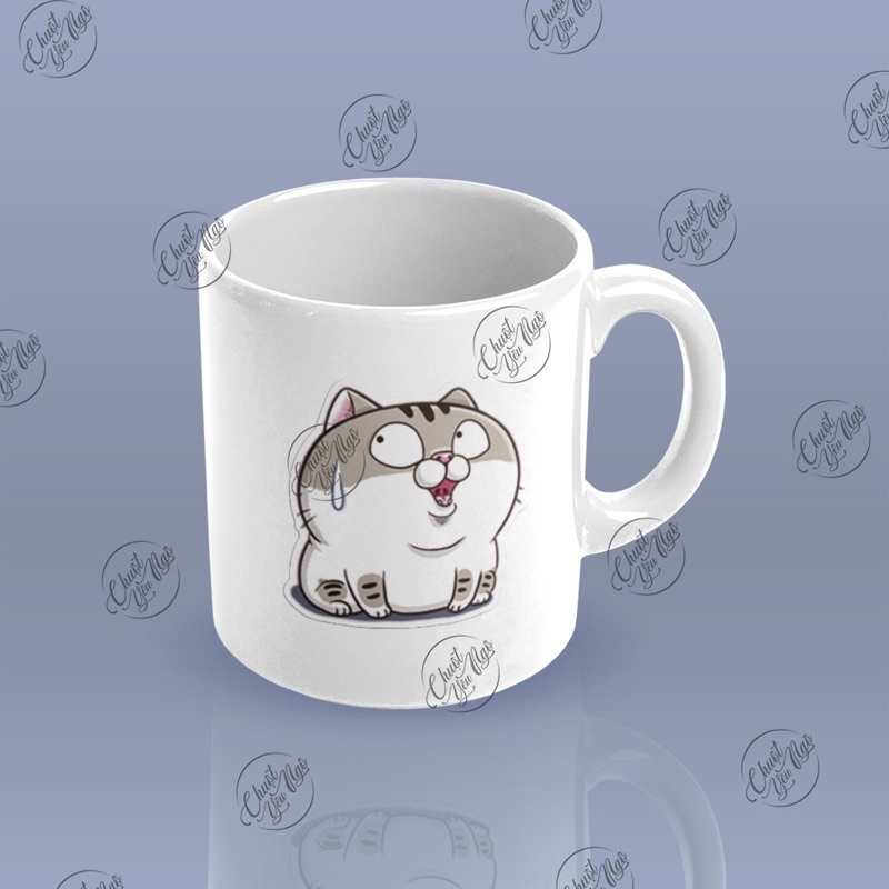 Sticker Ami/bụng bự dễ thương trang trí nón bảo hiểm xe máy hình dán chống thấm nước NT 01