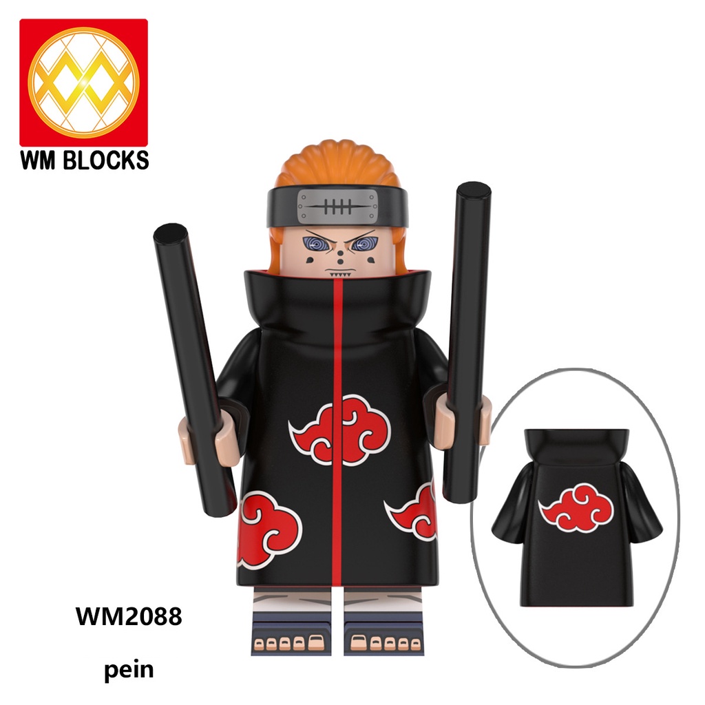 Đồ chơi Lego Minifigures chủ đề Lego Naruto gồm các nhân vật Ninja siêu ngầu - WM