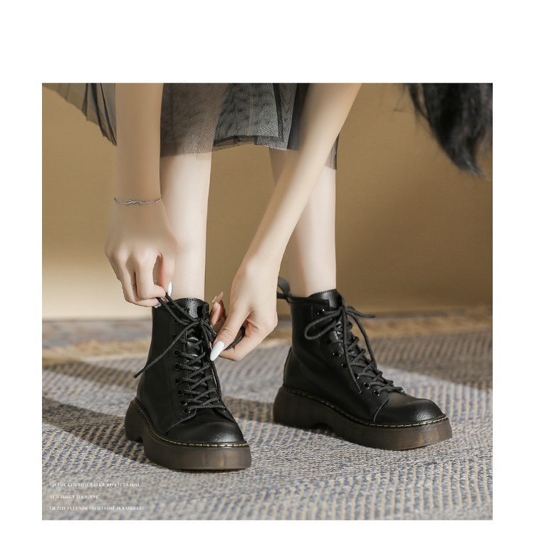 🥾Giày Boot Martin Khởi Động Cho Mùa Mùa Xuân Phong Cách Anh🥾