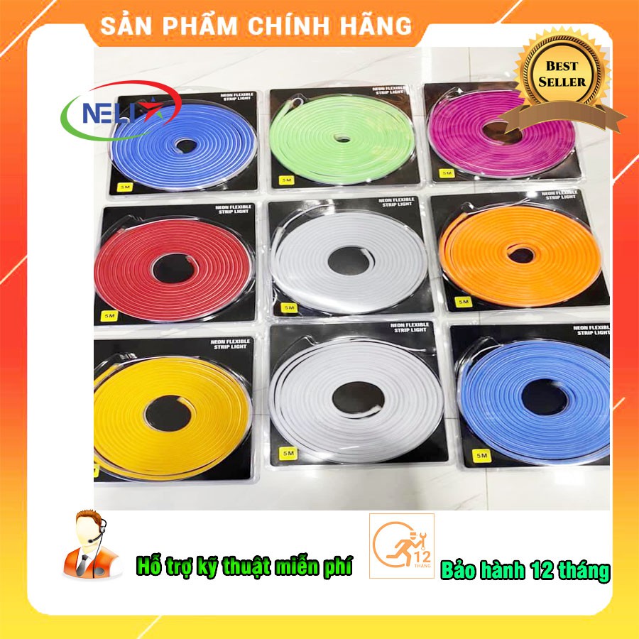 LED NEON FLEX cuộn 5M bản 6X12MM chạy điện 12V. | BigBuy360 - bigbuy360.vn