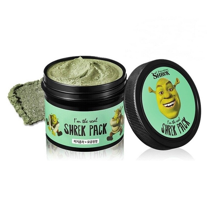 Mặt Nạ Đất Sét Bạc Hà Làm Dịu Da Dreamworks I'm The Real Shrek Pack 110gr