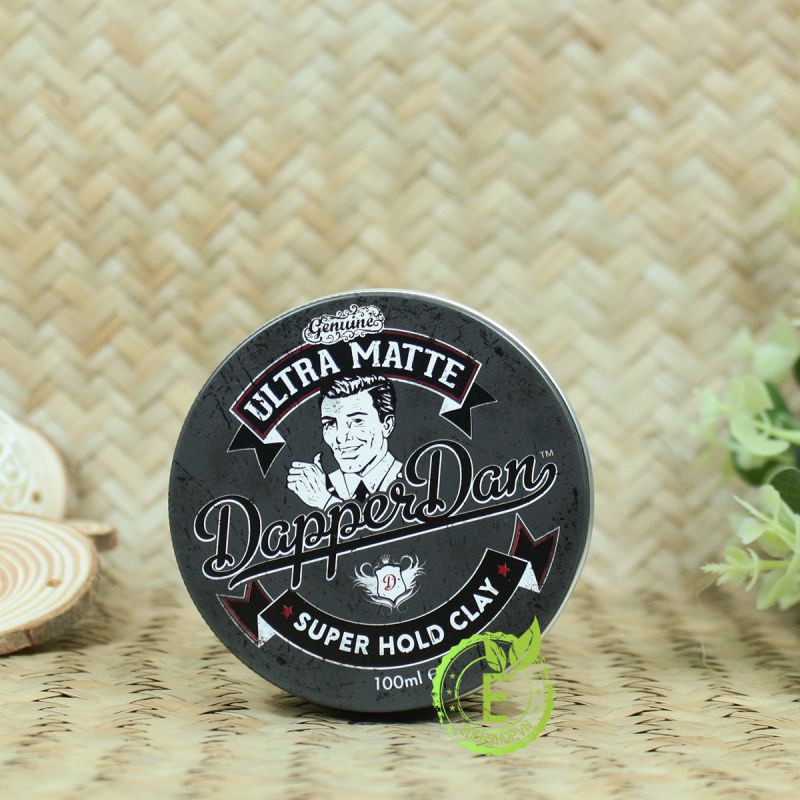 [CHÍNH HÃNG TP.HCM] Sáp vuốt tóc nam Dapper Dan Ultra Matte Super Hold Clay 100ml