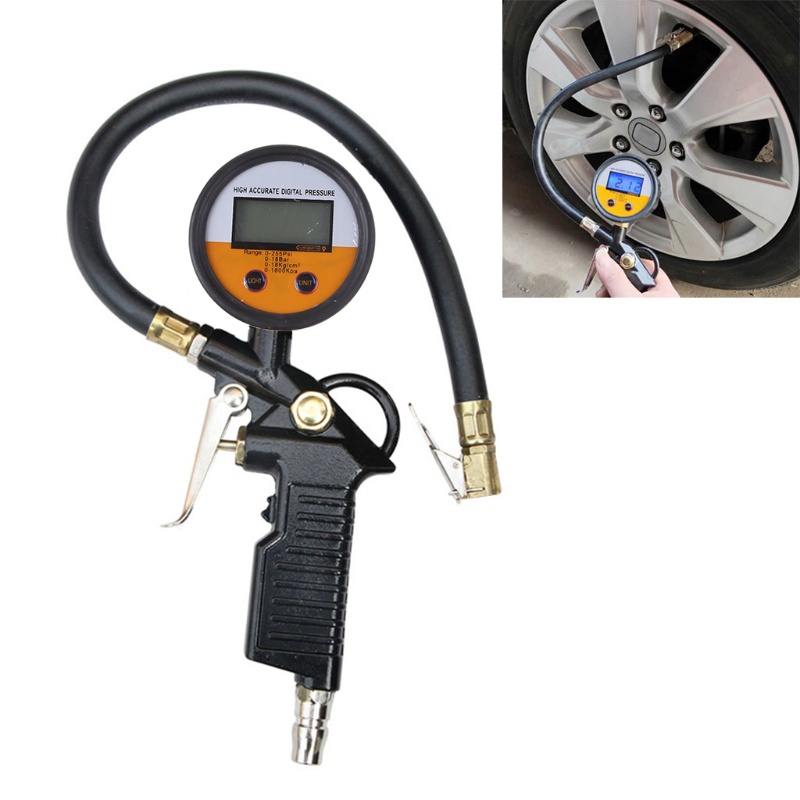 Máy Đo Áp Suất Lốp Xe Hơi Kỹ Thuật Số Chuyên Dụng