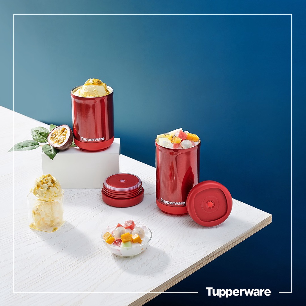 Hộp giữ nhiệt Tupperware Stacking Thermal - Màu đỏ