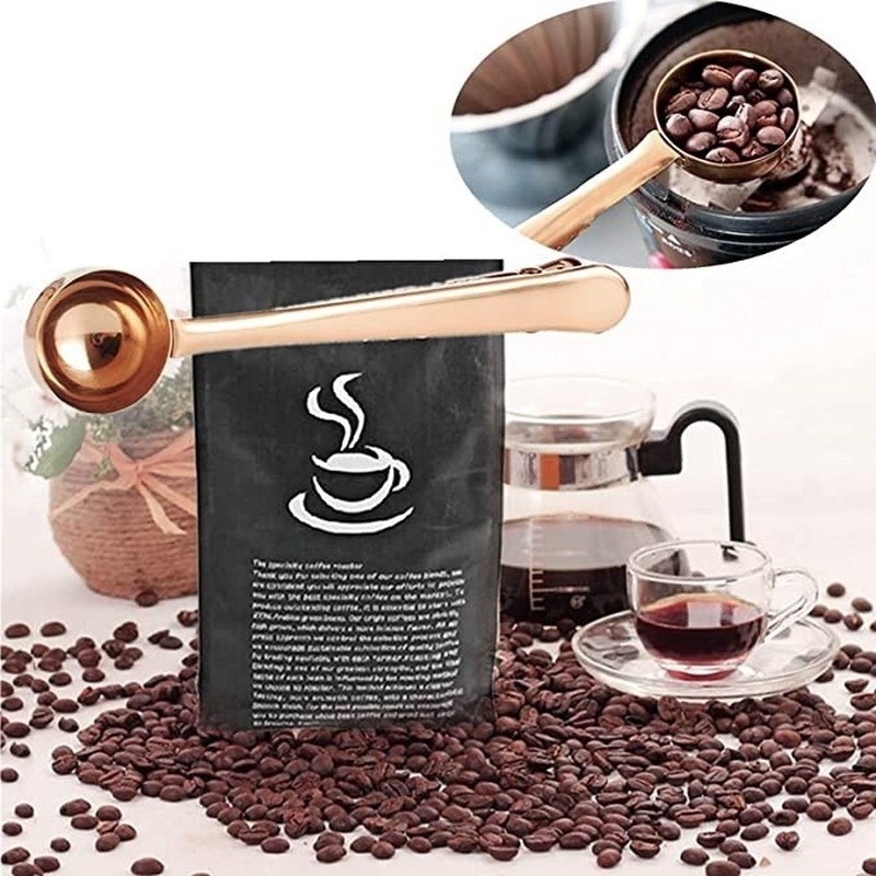 Muỗng đong cà phê 2 trong 1 bằng thép không gỉ