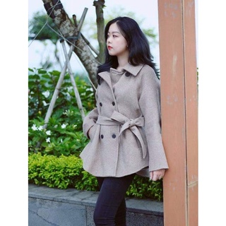 áo dạ lông xuất Hàn size 66 form rộng