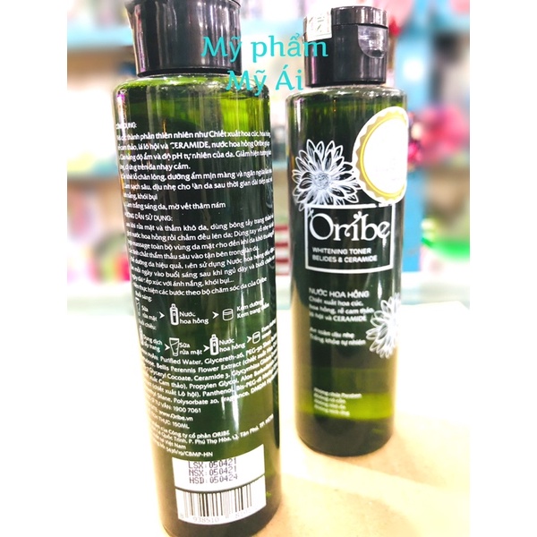 Nước Hoa Hồng Oribe Whitening Toner Belides & Ceramide 150ml