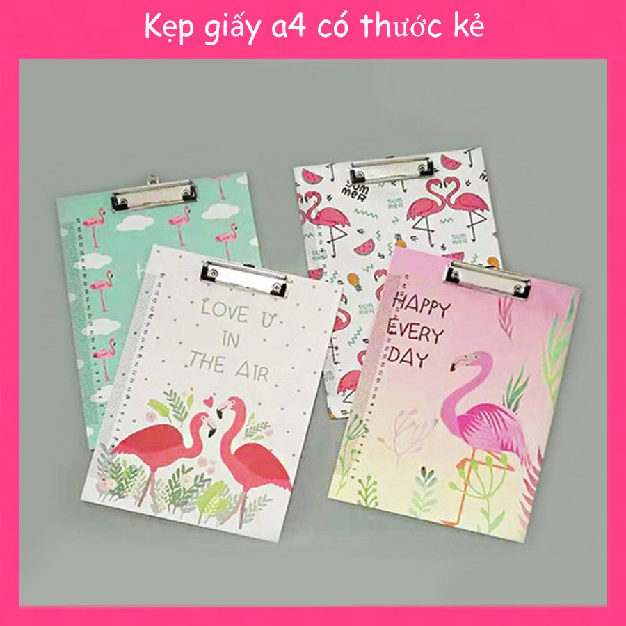 Kẹp giấy A4 kute ( có thể làm thước kẻ)