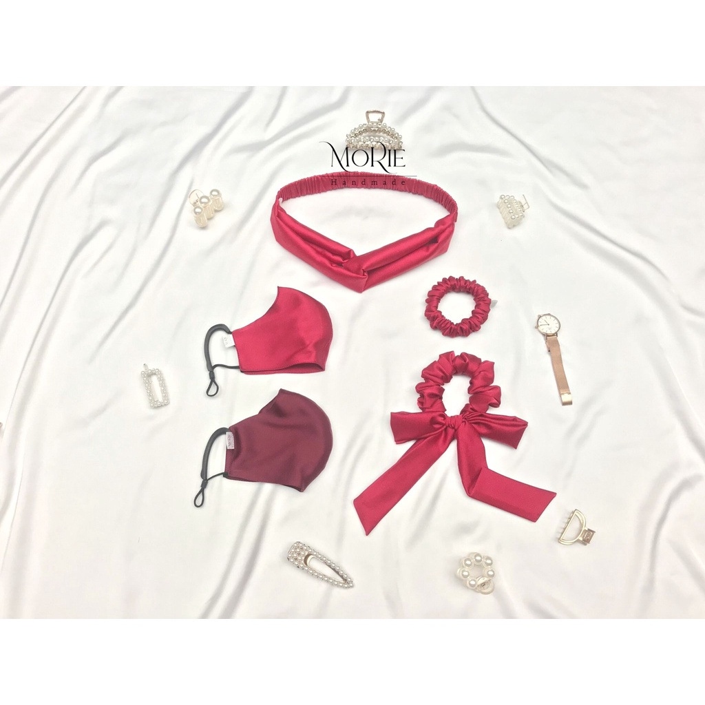 Băng Đô Lụa Mulberry 100% Cao Cấp Ngăn Ngừa Xơ Rối Tóc, Xoắn Nút Thời Trang | Mulberry Silk Headband