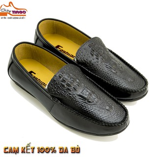 giày mọi nam da bò