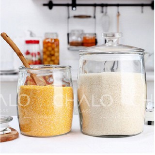 BÌNH THUỶ TINH MUỐI DƯA NẮP CÓ NÚM 2000ML