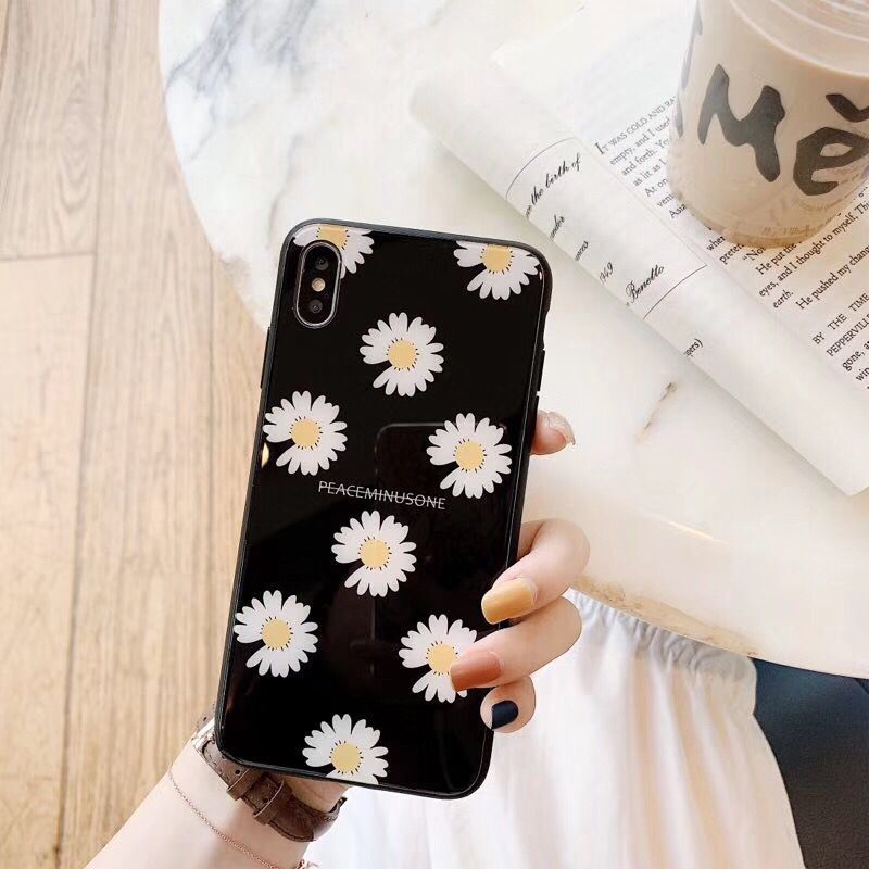 Ốp lưng điện thoại cứng hoa Daisy dành cho iphone 11 11Pro Max 6 6s Plus 7 8 Plus X XS XR XSMAX | BigBuy360 - bigbuy360.vn