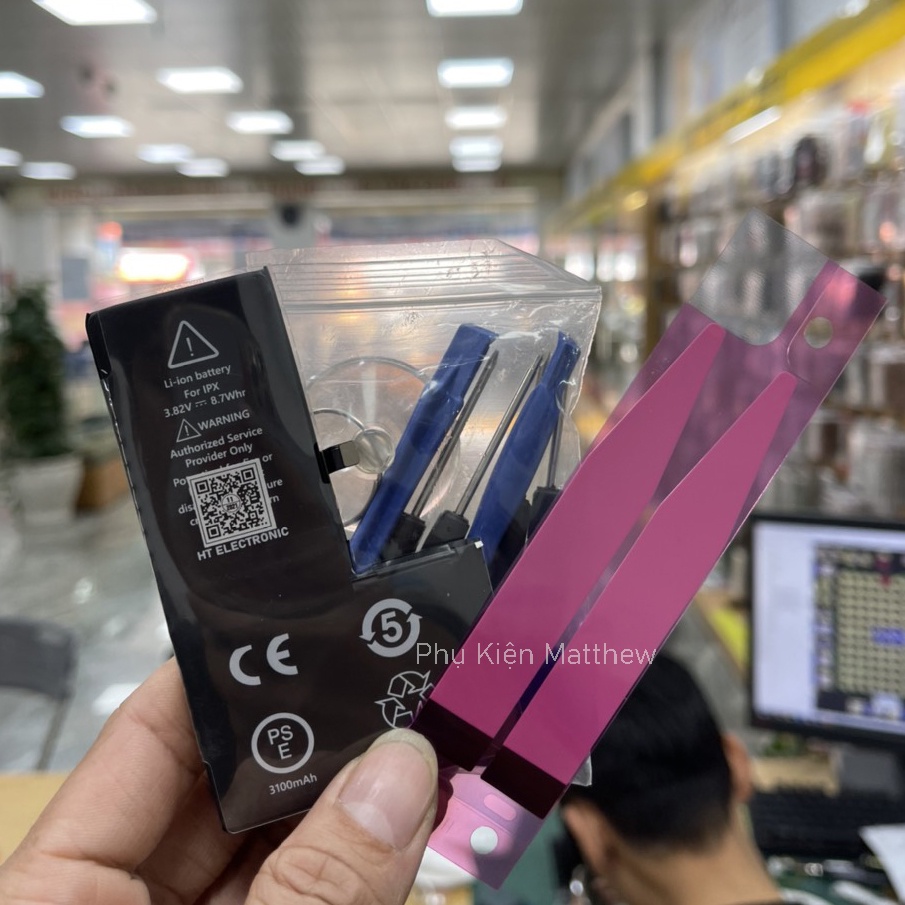 Pin iPhone Dung Lượng Cao Tặng Tovit + Seal Dán, BH 12 tháng Lỗi Đổi Mới, Pin Trâu iPhone 5 5s 6 6s 7 8 Plus X Xr Xs Max