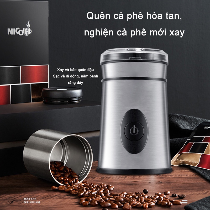 YA26 Barista sử dụng thép không gỉ máy xay lúa mì gia đình tiết kiệm năng lượng siêu thiết thực cho bé shopbenbo