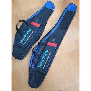 Bao đựng cần Shimano có 2 ngăn chính 2 ngăn phụ tùy chọn size 75cm tới 165cm -ĐỒ CÂU CÁ ĐỨC NGUYÊN