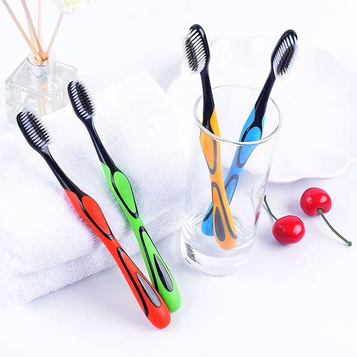 Bàn chải đánh răng Bossi 921 Hàn Quốc Chính hãng - Bàn chải than tre hoạt tính