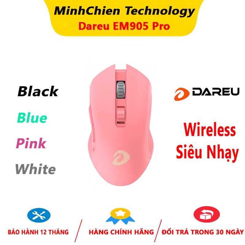 Chuột Không Dây Gaming DareU Em905 Pro WIRELESS - Like New BH 12 Tháng