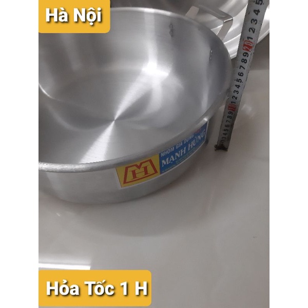 Bộ xửng hấp nhôm Mạnh Hùng size 42 loại 2 tầng ,một ngăn hấp bánh bao -rau -củ- hấp xôi