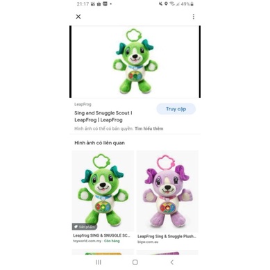 Đồ chơi chó treo nhạc đèn Leapfrog
