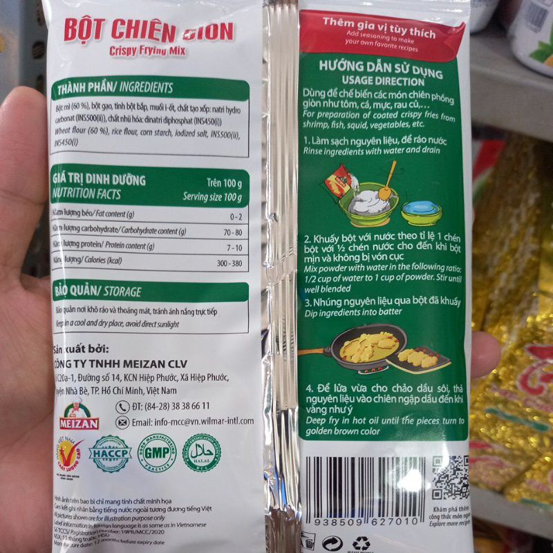 BỘT CHIÊN GIÒN MEIZAN 150GR