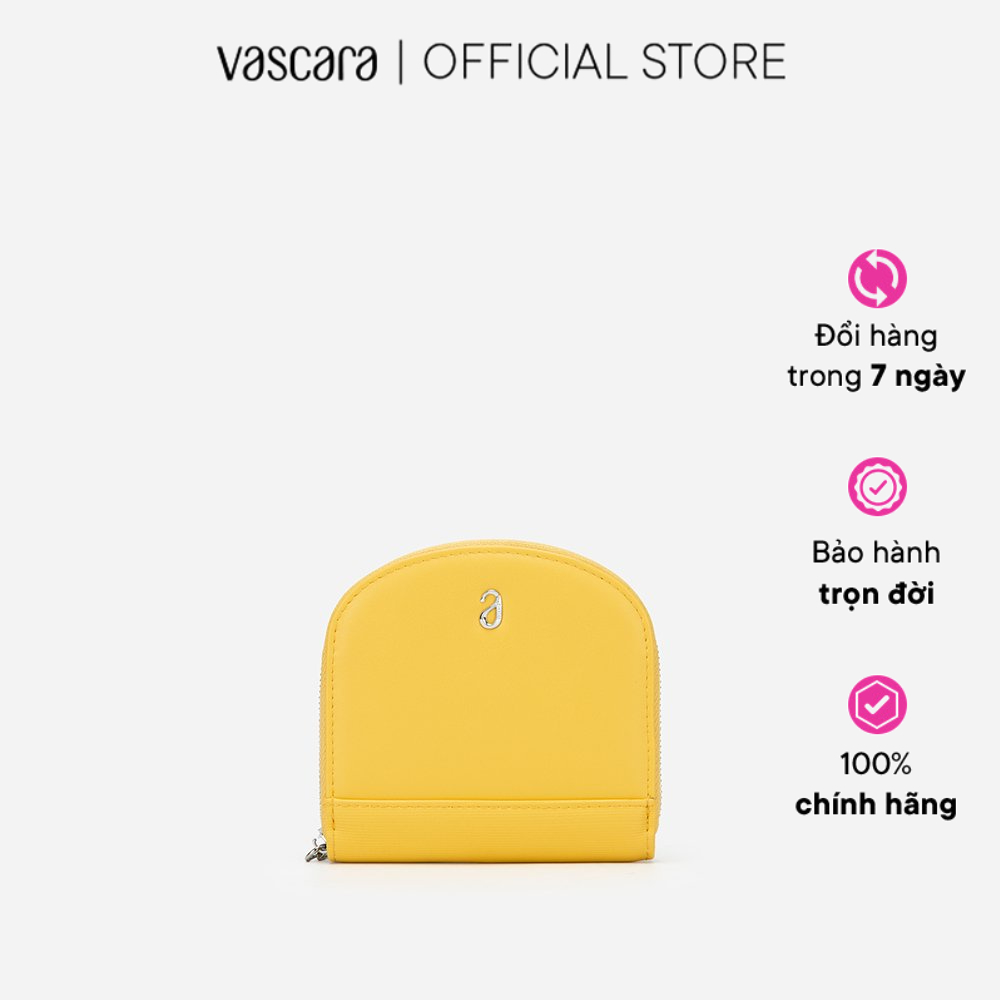 Vascara Ví Cầm Tay Mini Crescent Phối Vân Sọc - WAL 0225 - Màu Vàng