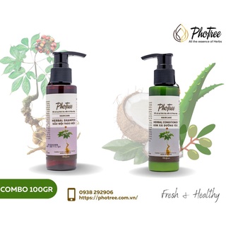 Combo gội - xả sâm ngọc linh photree 100grams
