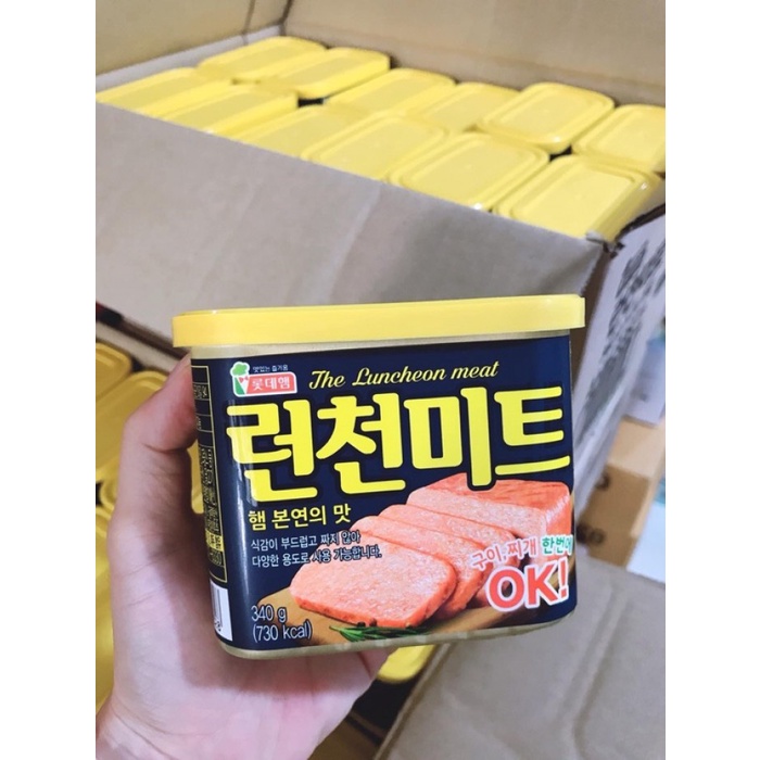 Thịt Hàn Quốc Lotte Lunchoen Meat 340g/ 1 Hộp
