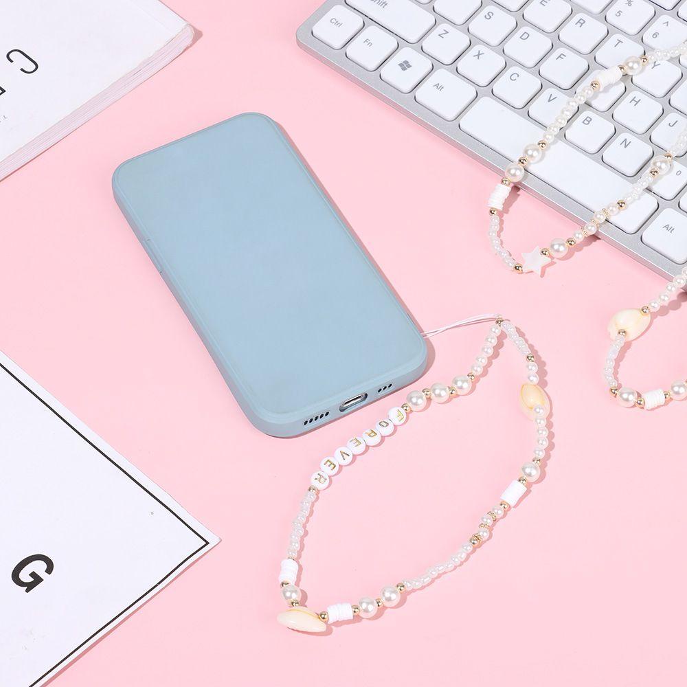Dây Đeo Điện Thoại Xâu Hạt Bằng Acrylic Hình Ngôi Sao / Cầu Vồng Phong Cách Bohemian