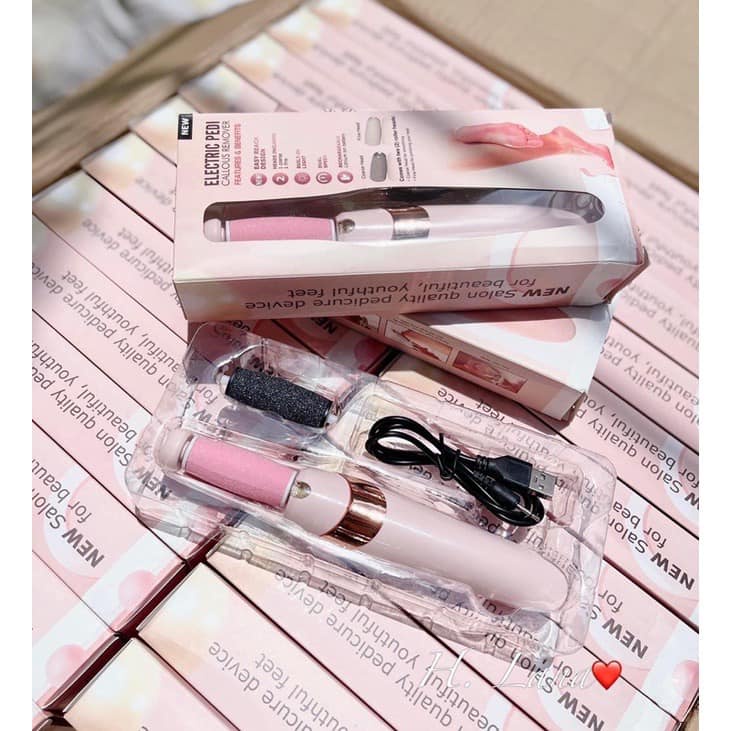 Dụng cụ mài gót chân, móng chân tự động cầm tay tiện dụng