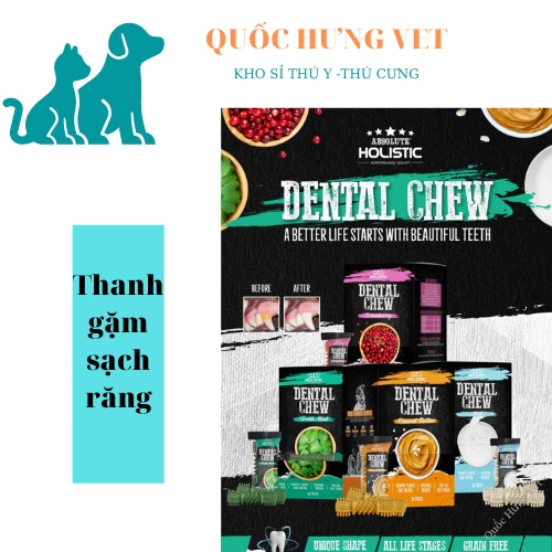 Xương nhai khử mùi răng miệng Dental Chew 25g