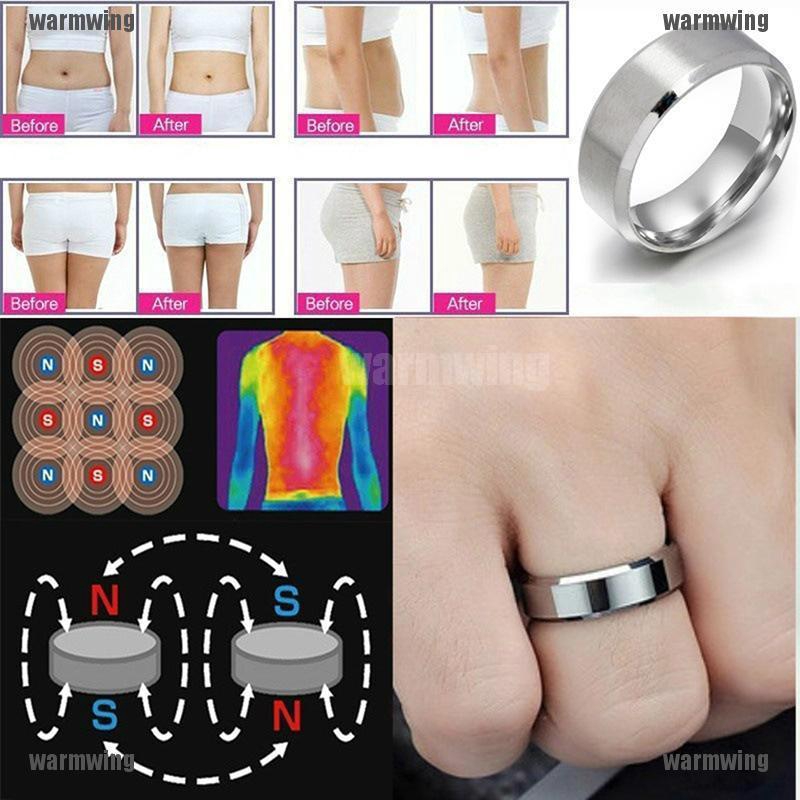 Nhẫn Thép Không Gỉ Từ Tính Giúp Giảm Cân