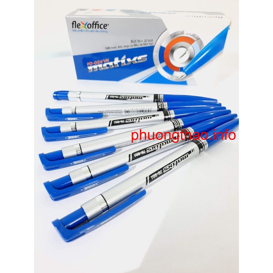 Hộp 20 Bút Bi Thiên Long FO -024 Nét To 0.7mm