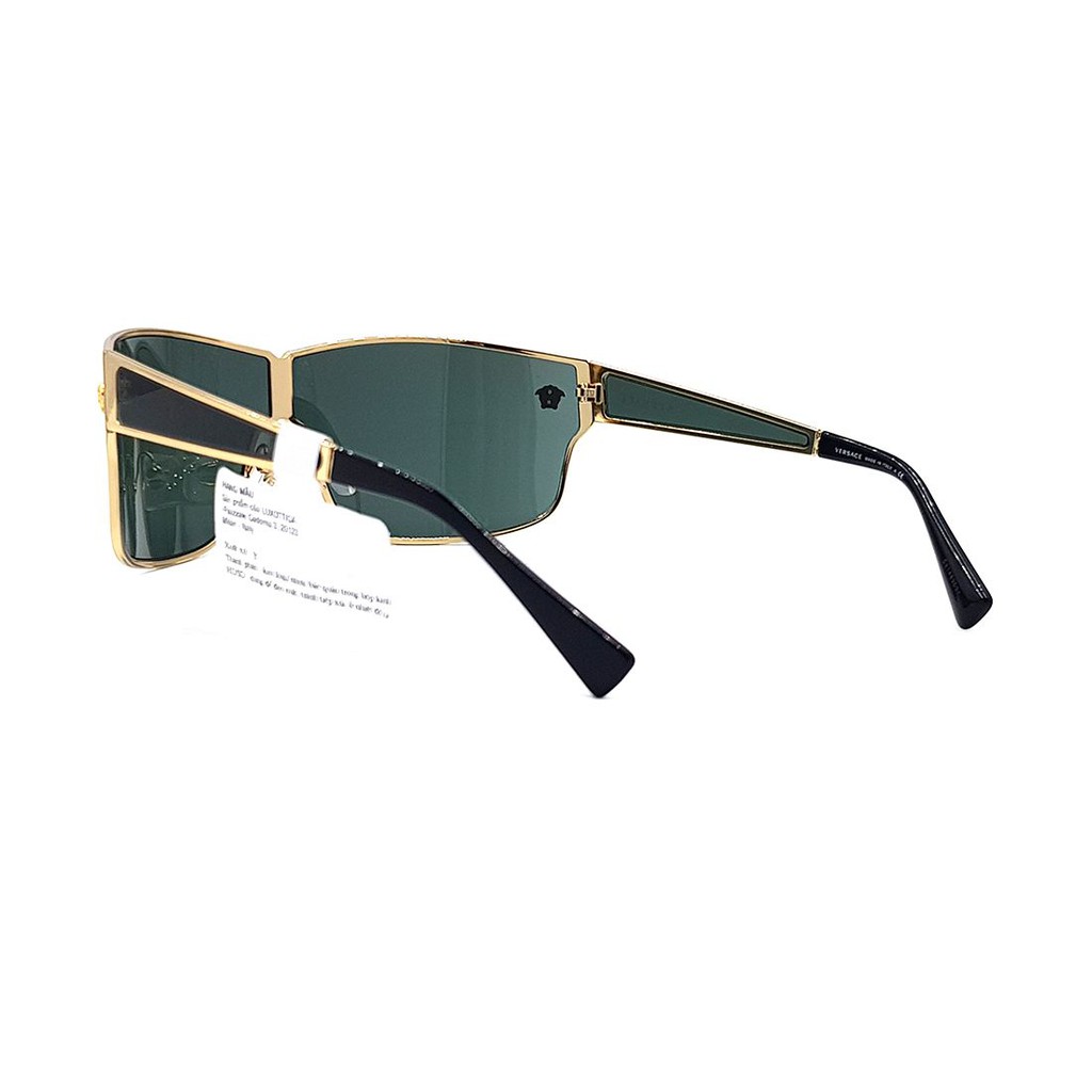 Kính mát nam nữ thời trang Versace VE2206 chính hãng, thiết kế dễ đeo bảo vệ mắt