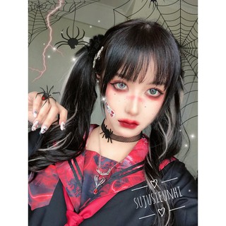 Vòng cổ choker đan lưới hình mạng nhện 🕸