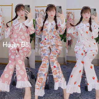 Bộ Lụa Dài Tay Tiểu Thư