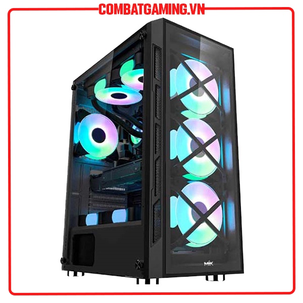 Vỏ Case MIK TN10 (tặng kèm 3 Fan Galaxy ARGB)