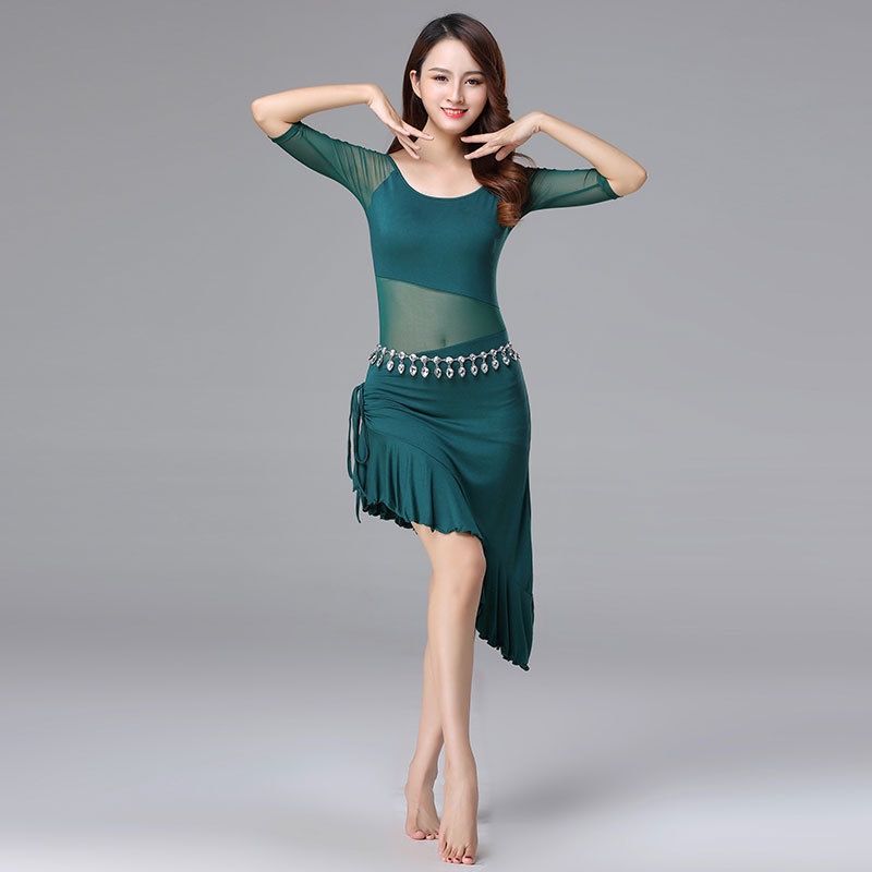 Đầm Khiêu Vũ Latin Tay Lửng Quyến Rũ Thời Trang Mùa Thu Mới Cho Nữ 1
