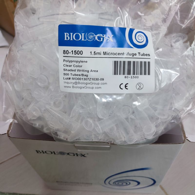 Tuýp ly tâm nhỏ 1.5ML  - Biologix tiệt trùng từng cái